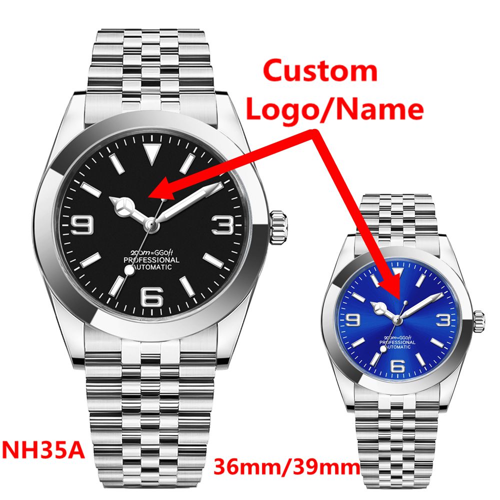 Men'S Accessories Jewelry Bracelet - Custom Logo Luxury NH35 Watch Women