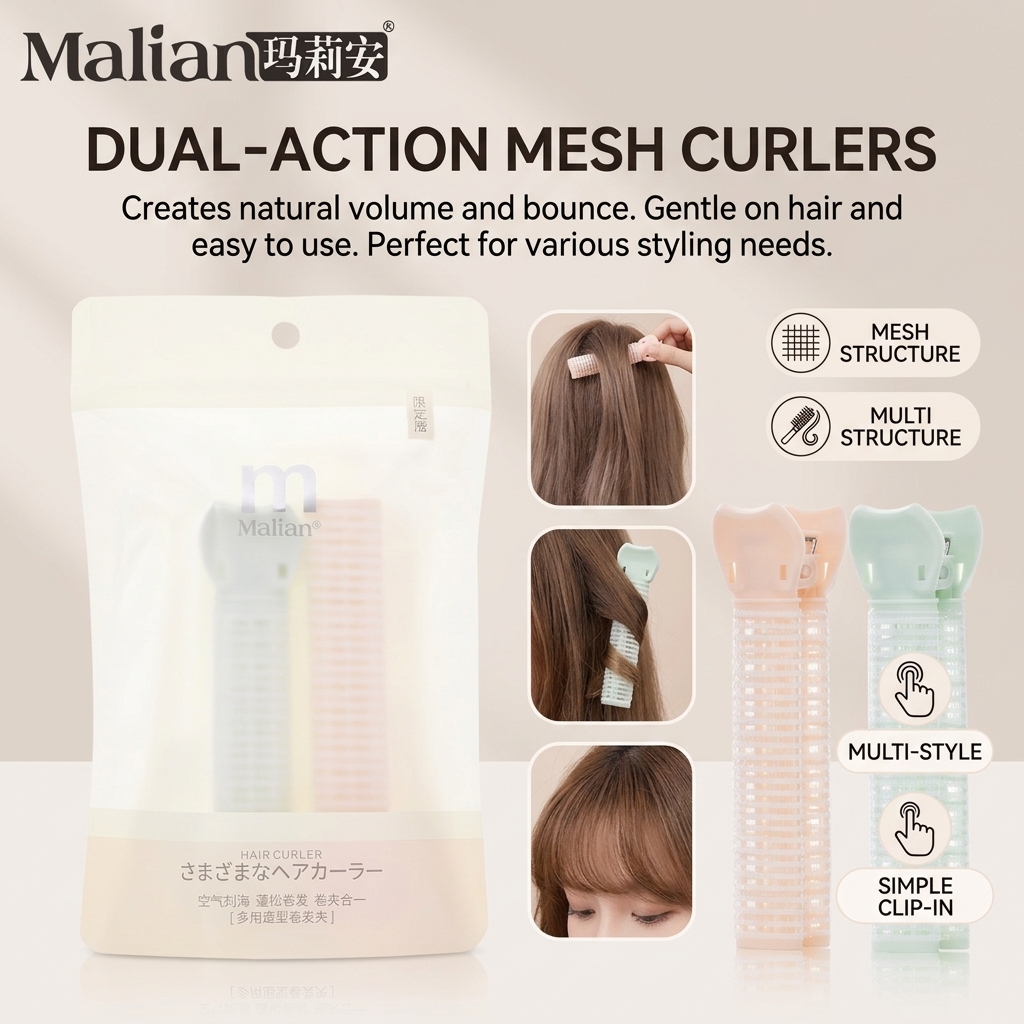 2pcs Hair Curler Set For Men A - đánh giá và giá Men Accessories Combo Set