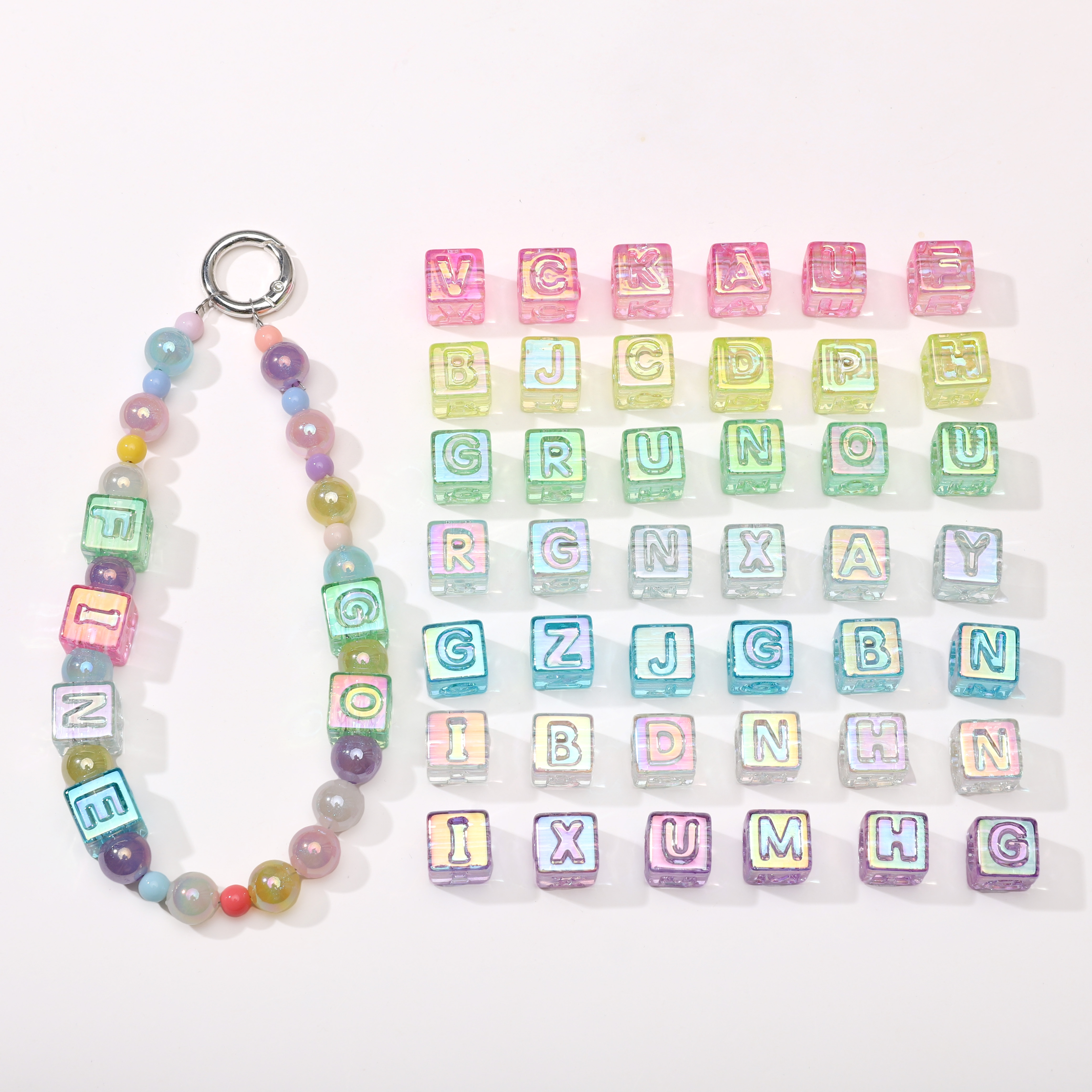 10Pcs beading Colorful Clear L - đánh giá và giá Men Accessories Earrings