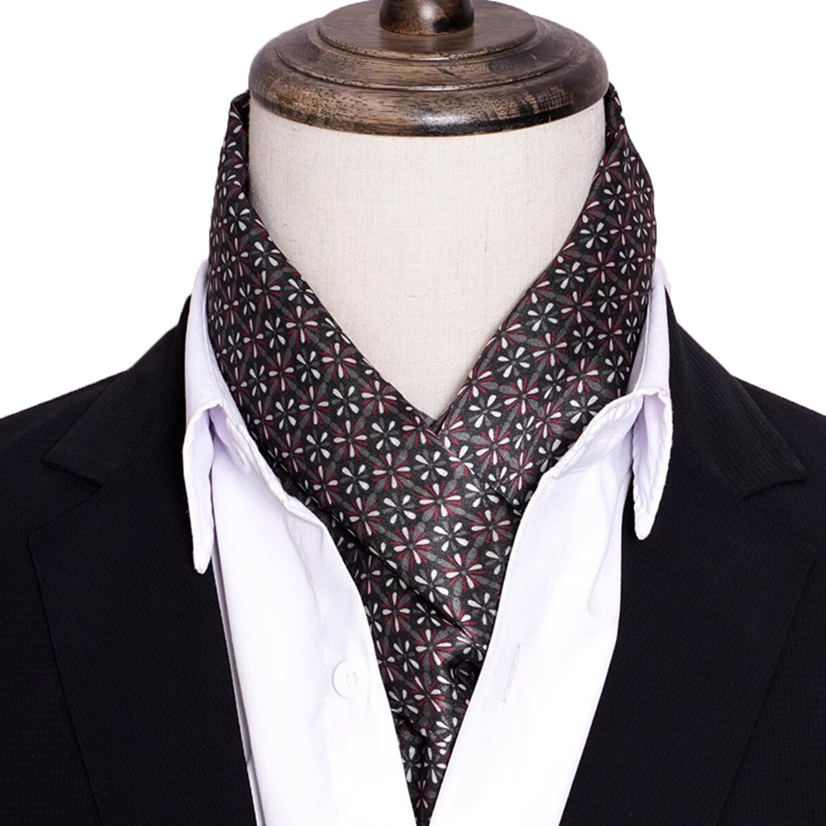 New Men's Stripe Silk Scarf Ho - đánh giá và giá Men'S Accessories Premium