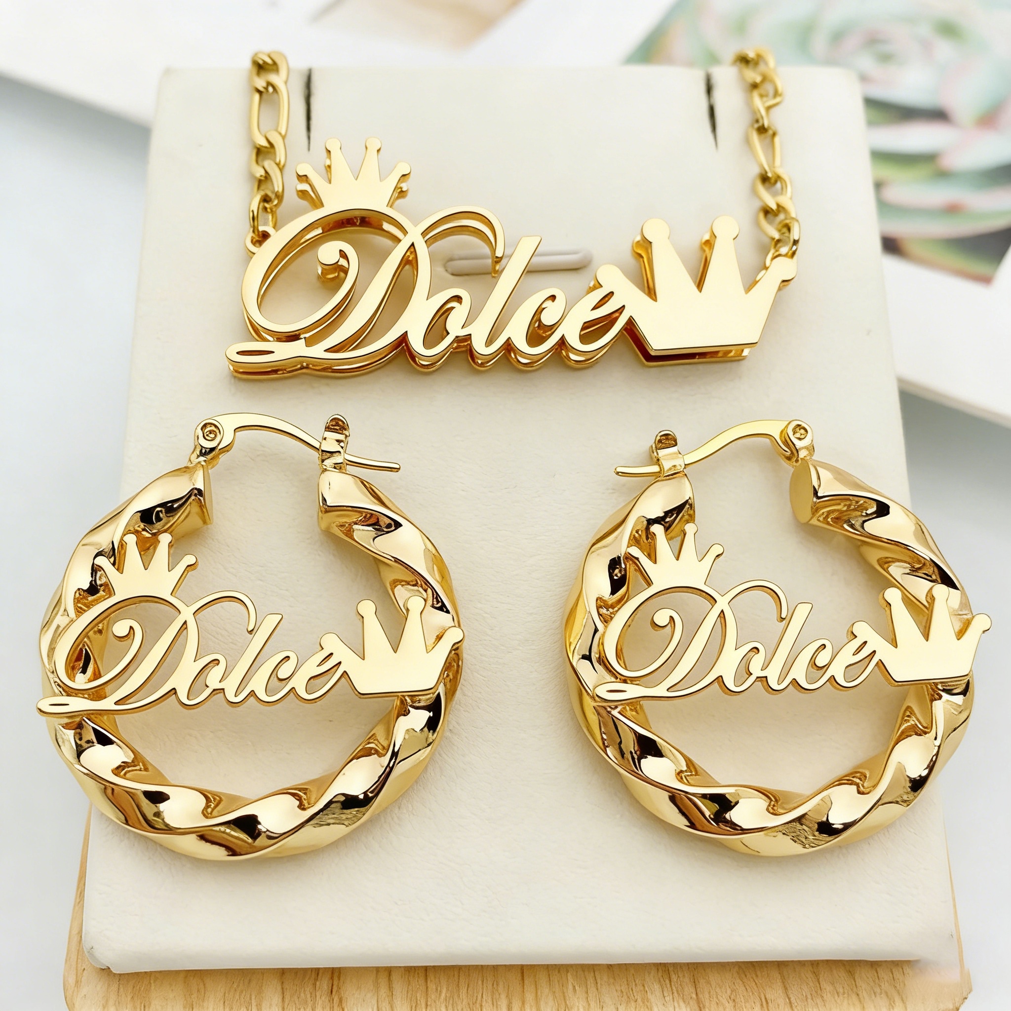 DUOYING Custom Name Jewelry Se - đánh giá và giá Men Accessories Earrings