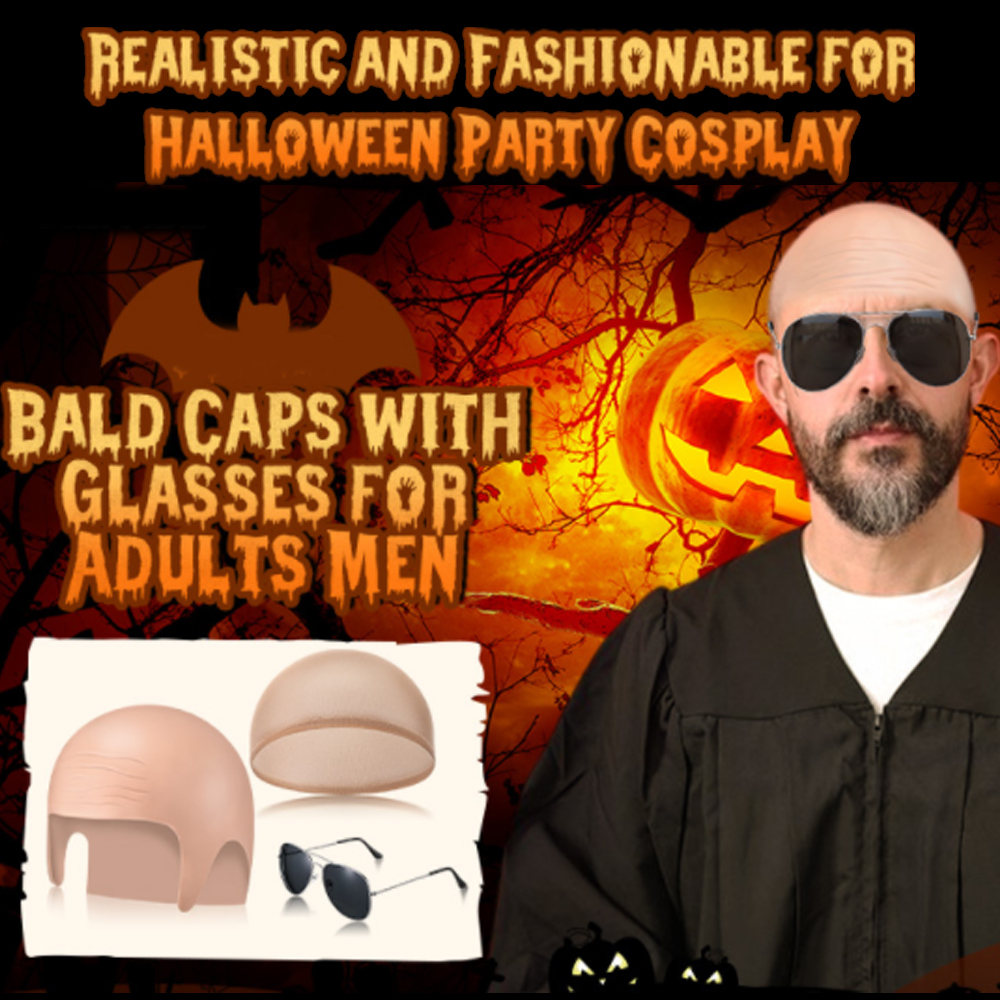 4 Pcs Bald Caps Set Makeup Bal - đánh giá và giá Men Accessories Combo Set