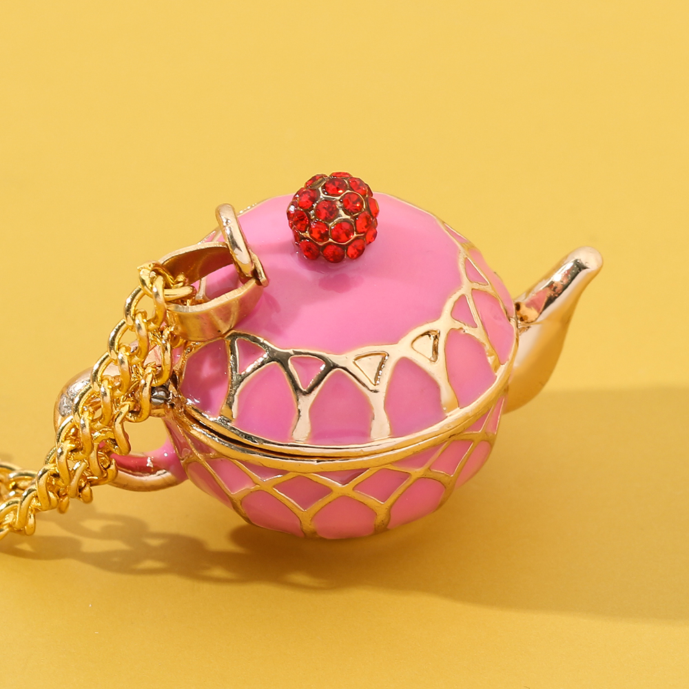 Creative Vintage Teapot Locket - đánh giá và giá Men Accessories Locket