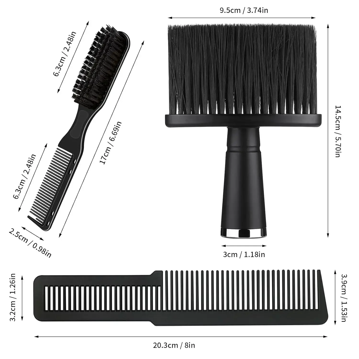 3Pcs Barber Haircut Set With N - đánh giá và giá Men Accessories Combo Set
