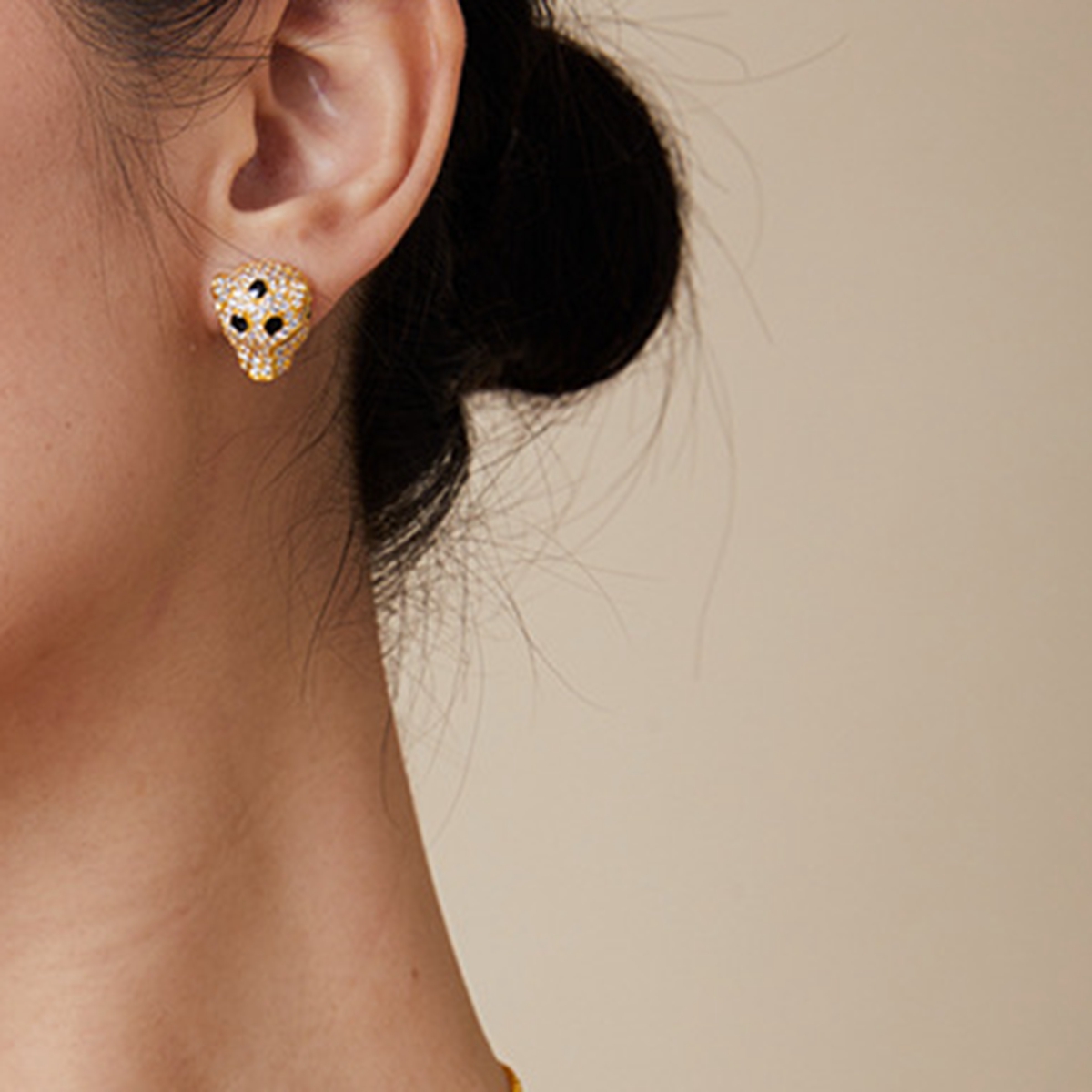 Couple's Black Panther Leopard - đánh giá và giá Men Accessories Earrings