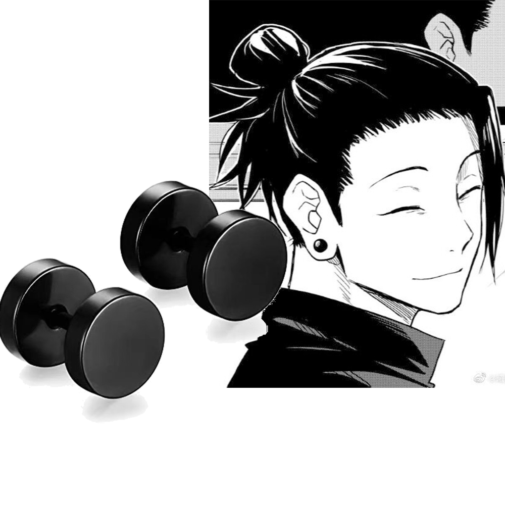 2pcs Anime Jujutsu Kaisen Geto - đánh giá và giá Men Accessories Earrings