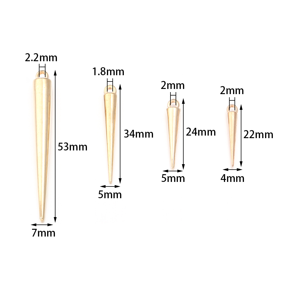 50-200pcs/lot CCB Plastic Cone - đánh giá và giá Men Accessories Earrings