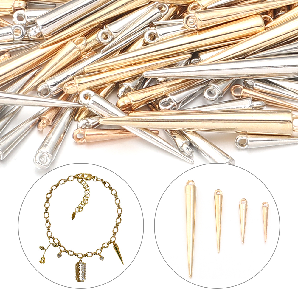 50-200pcs/lot CCB Plastic Cone - đánh giá và giá Men Accessories Earrings