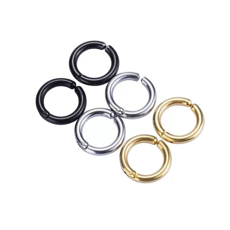 2/6Pcs Fake Huggie Hoop Earrin - đánh giá và giá Men Accessories Earrings