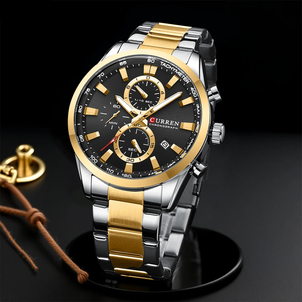 CURREN Casual Quartz Chrono Sp - đánh giá và giá Men'S Accessories Jewelry Bracelet