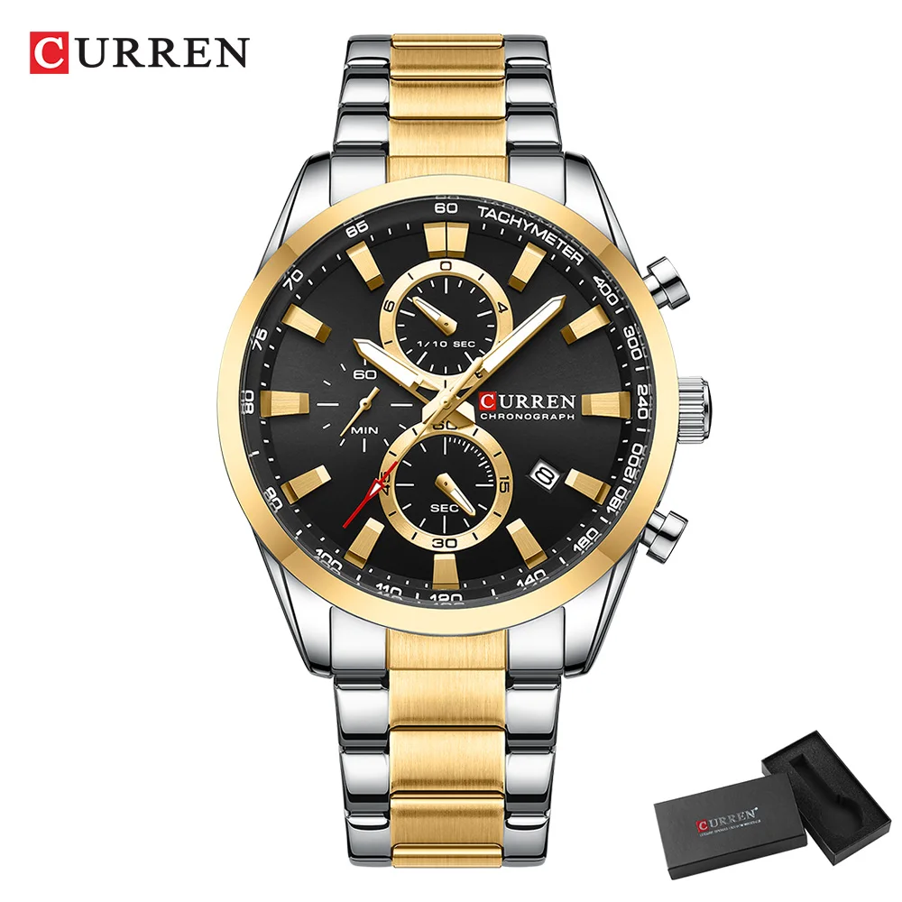 CURREN Casual Quartz Chrono Sp - đánh giá và giá Men'S Accessories Jewelry Bracelet