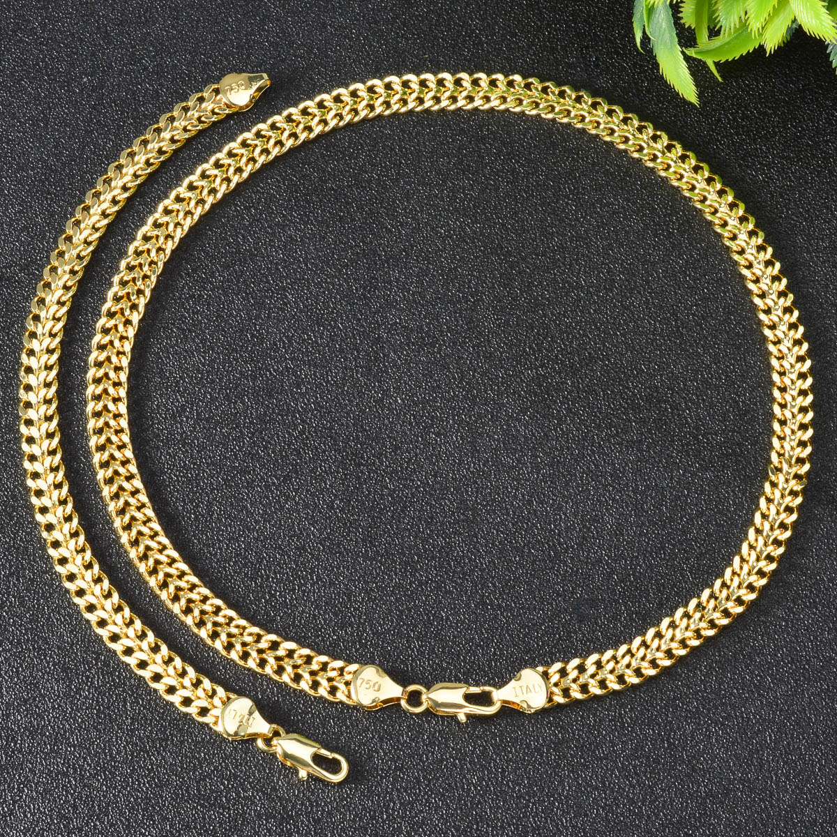 Curb Chain Jewelry Set 14K Gol - đánh giá và giá Men Accessories Combo Set