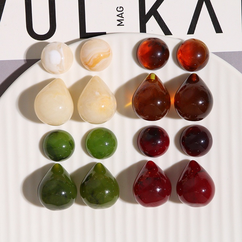 Winter style 40pcs/lot color p - đánh giá và giá Men Accessories Earrings