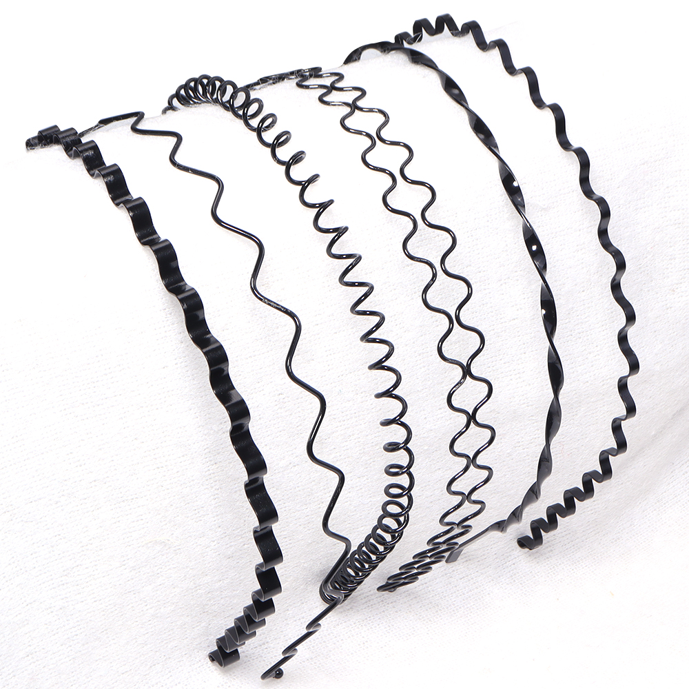 6pcs/lot Black Hair Hoops Meta - đánh giá và giá Men Accessories Earrings