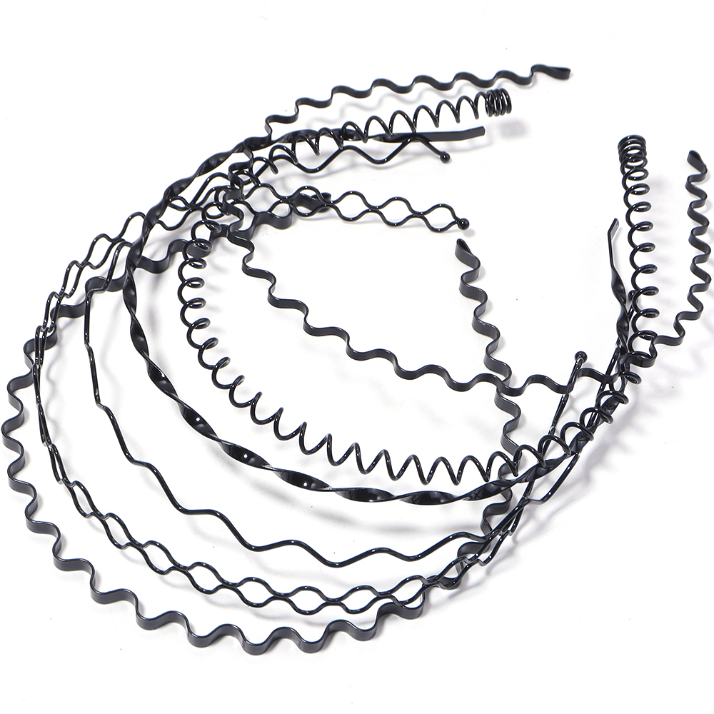6pcs/lot Black Hair Hoops Meta - đánh giá và giá Men Accessories Earrings
