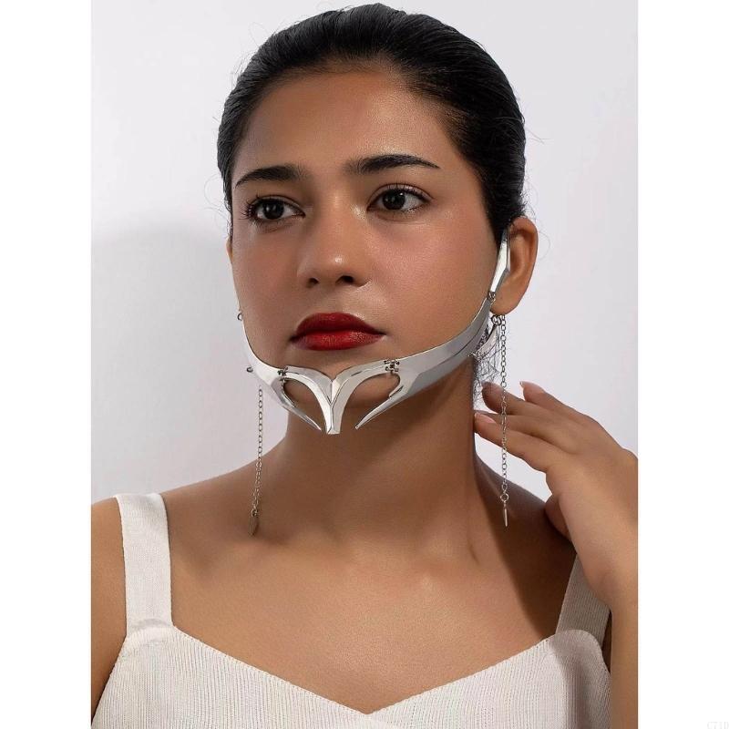  Mechanical Irregular Mask Fac - đánh giá và giá Men Accessories Earrings