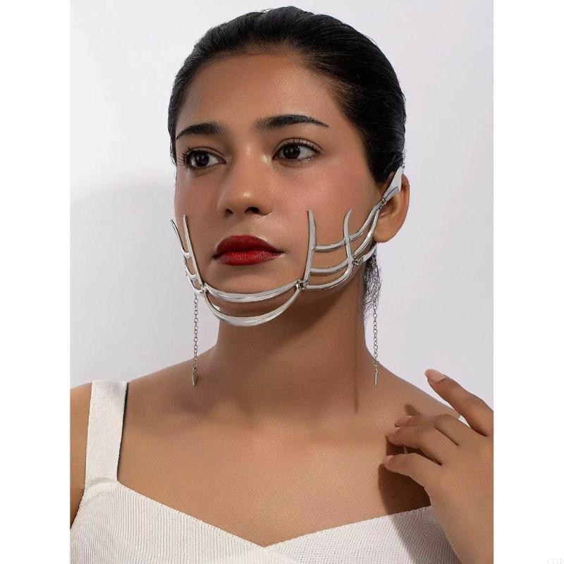  Mechanical Irregular Mask Fac - đánh giá và giá Men Accessories Earrings