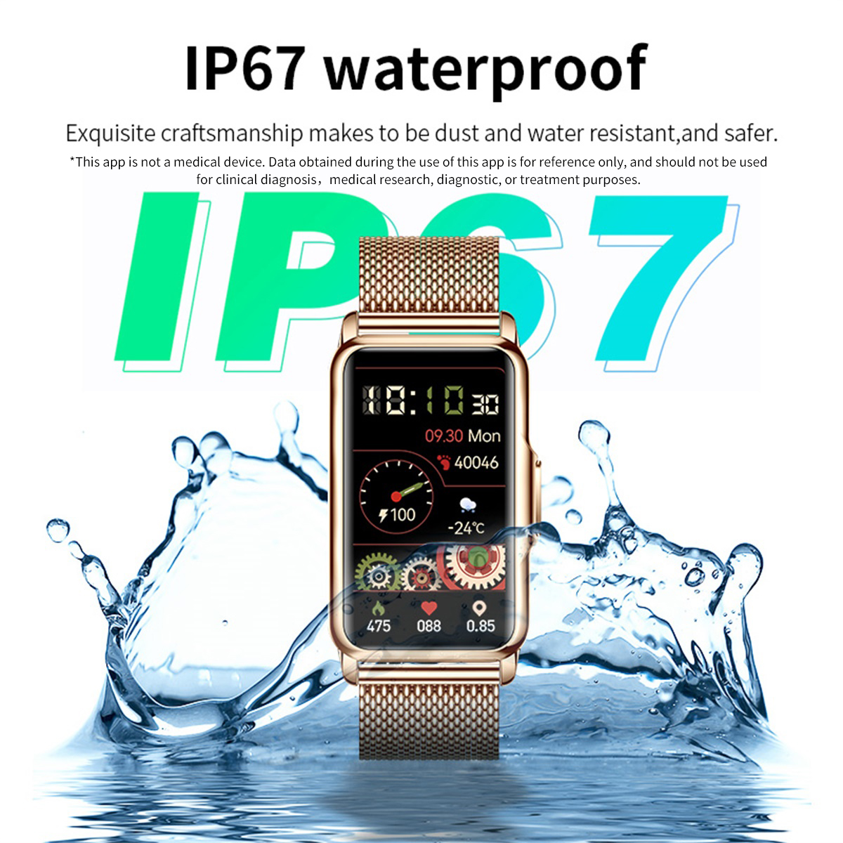LIGE Smart Watch Men Women Fit - đánh giá và giá Men'S Accessories Jewelry Bracelet